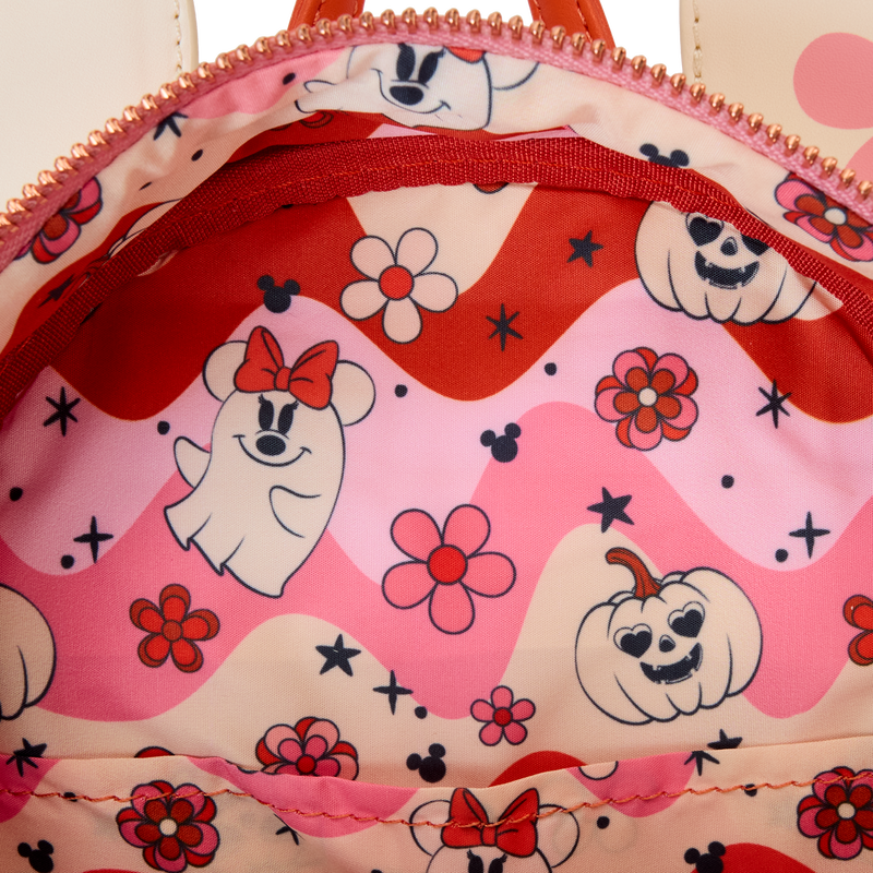 Minnie Mouse Floral Ghost Cosplay Light Up Glow Mini Backpack, , hi-res view 9