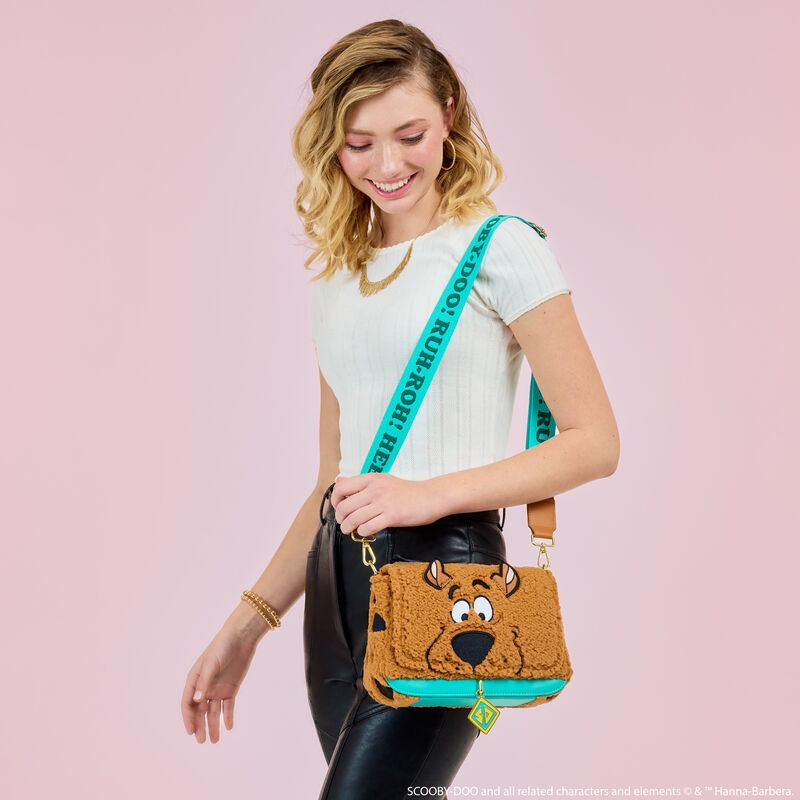 Scooby-Doo™ Sherpa Cosplay Crossbody Bag LFlifestyle1 view 2