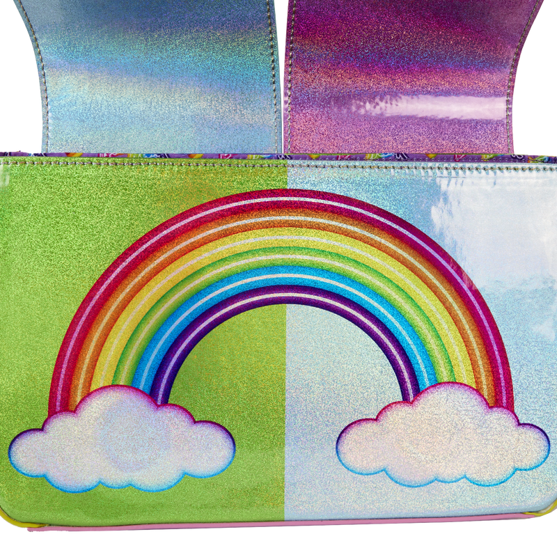 Lisa Frank Rainbow Cloud Handle Crossbody