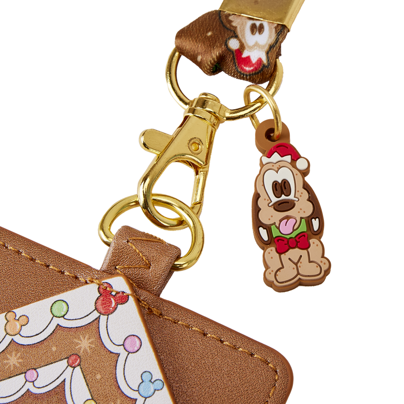 Mickey & Friends Gingerbread House Lanyard With Card Holder, , hi-res view 2