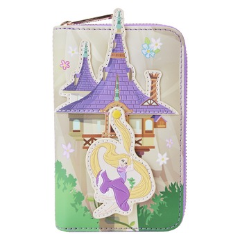 Tangled Rapunzel Swinging from the Tower Zip Around Wallet, Image 1