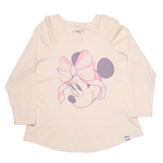 Minnie Mouse Lace Detail Raglan Tee, , hi-res view 1
