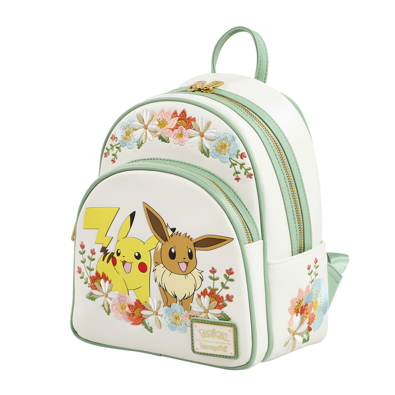 Pokémon Pikachu And Eevee Floral Mini Backpack, , hi-res view 2