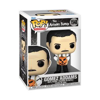 Pop! Gomez Addams with Jack-o-Lantern, Image 2