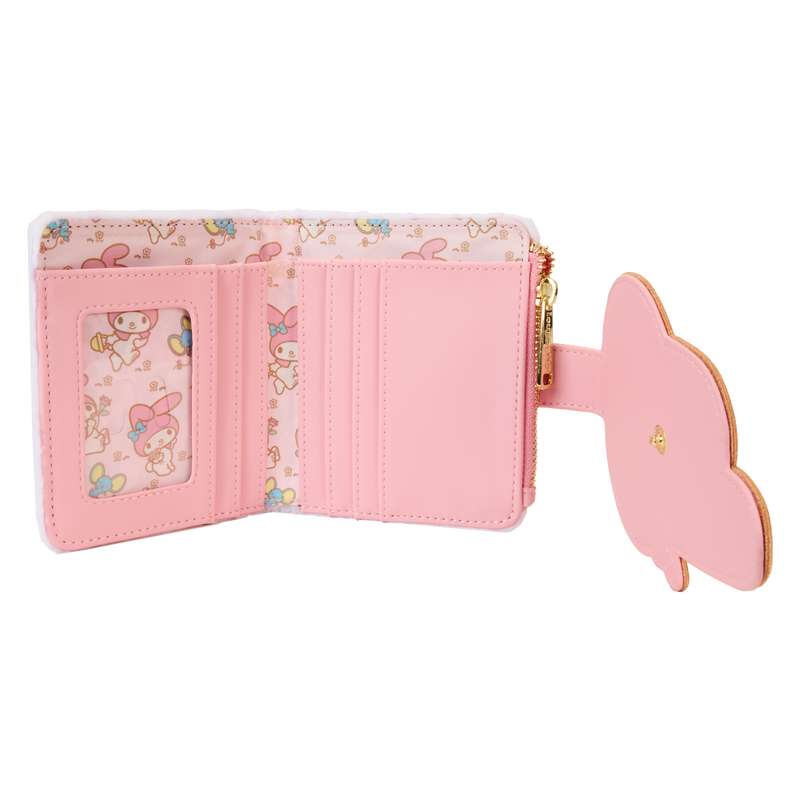 Sanrio Exclusive My Melody Plush Cosplay Bifold Wallet, , hi-res view 6