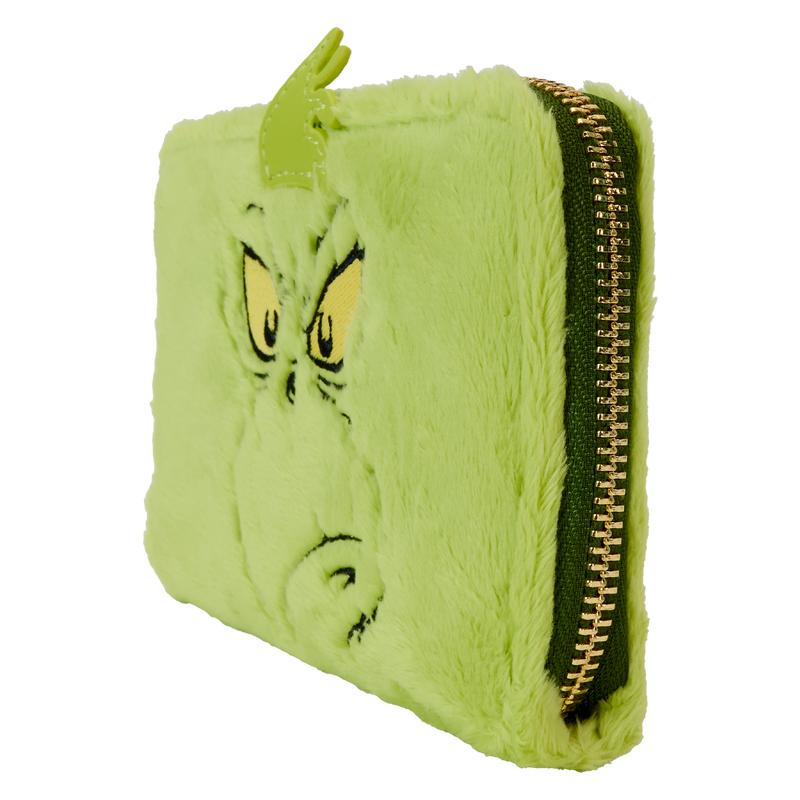 Dr. Seuss' How The Grinch Stole Christmas! Plush Cosplay Glow Zip Around Wallet, , hi-res view 4