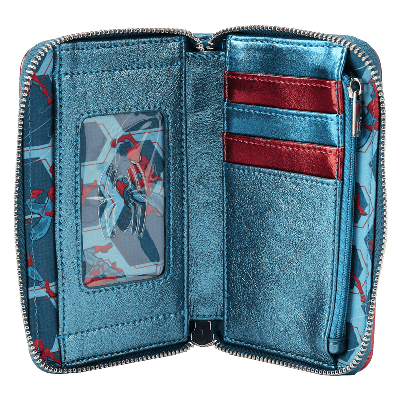 Marvel Metallic Spider-Man Zip Around Wallet, , hi-res view 4