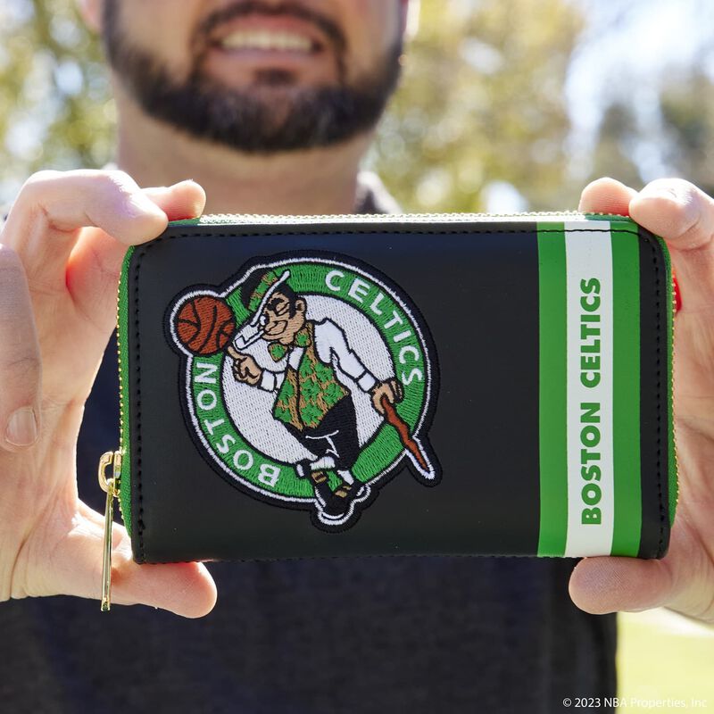 Buy NBA Boston Celtics Patch Icons Zip Around Wallet at Loungefly.