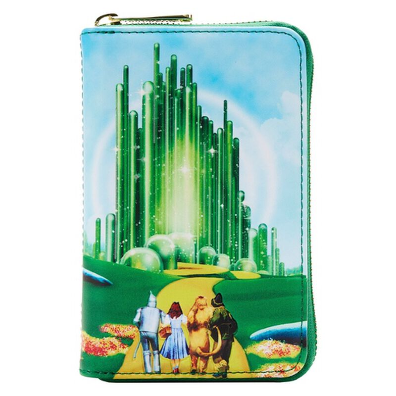 Wizard of Oz Emerald City Zip Around Wallet, , hi-res image number 1