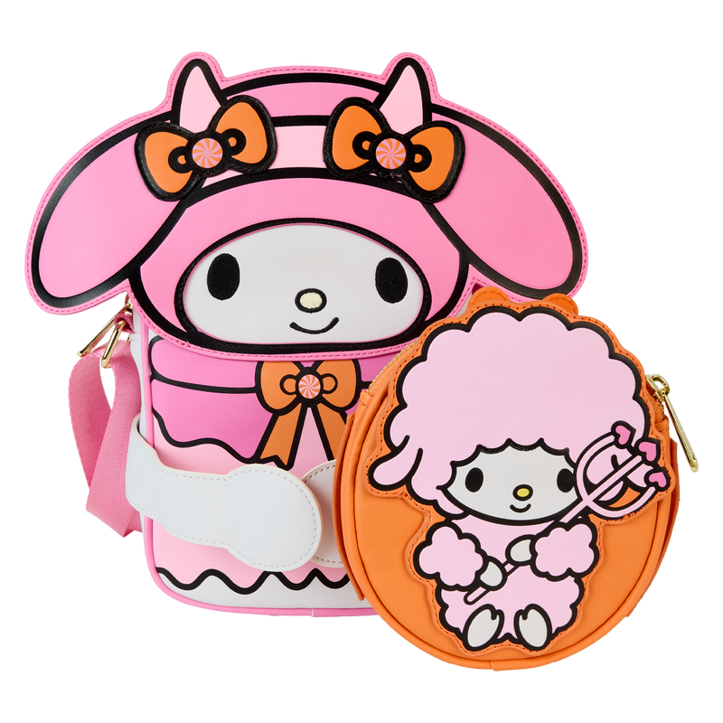 Sanrio My Melody Pumpkin Crossbuddies® Cosplay Crossbody Bag with Coin Bag, , hi-res view 4
