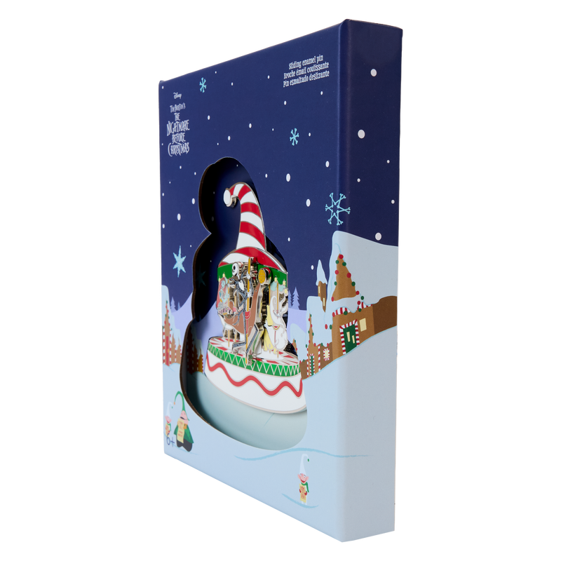 The Nightmare Before Christmas Town Carousel 3" Collector Box Sliding Pin, , hi-res view 3