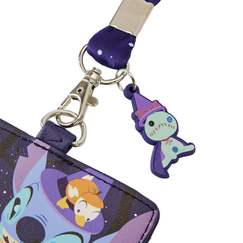 Stitch Spooky Stories Halloween Lanyard With Card Holder, Image 2