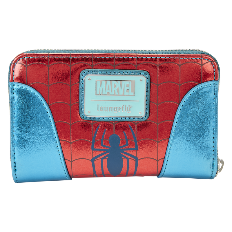 Marvel Metallic Spider-Man Zip Around Wallet, , hi-res image number 3