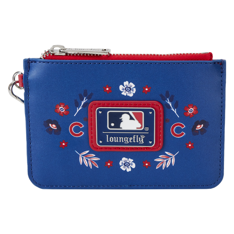 MLB Chicago Cubs Floral Card Holder Wristlet Clutch, , hi-res view 5