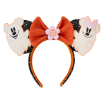 Mickey & Minnie Floral Ghost Glow Ear Headband, , hi-res view 1