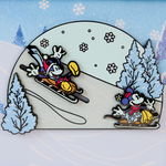 Mickey & Friends Winter Wonderland 3" Collector Box Sliding Pin, , hi-res view 5