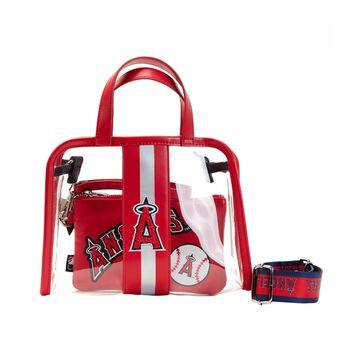MLB LA Angels Stadium Crossbody Bag with Pouch, Image 1