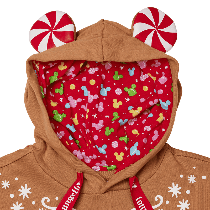Mickey & Friends Gingerbread House Unisex Hoodie, , hi-res view 10
