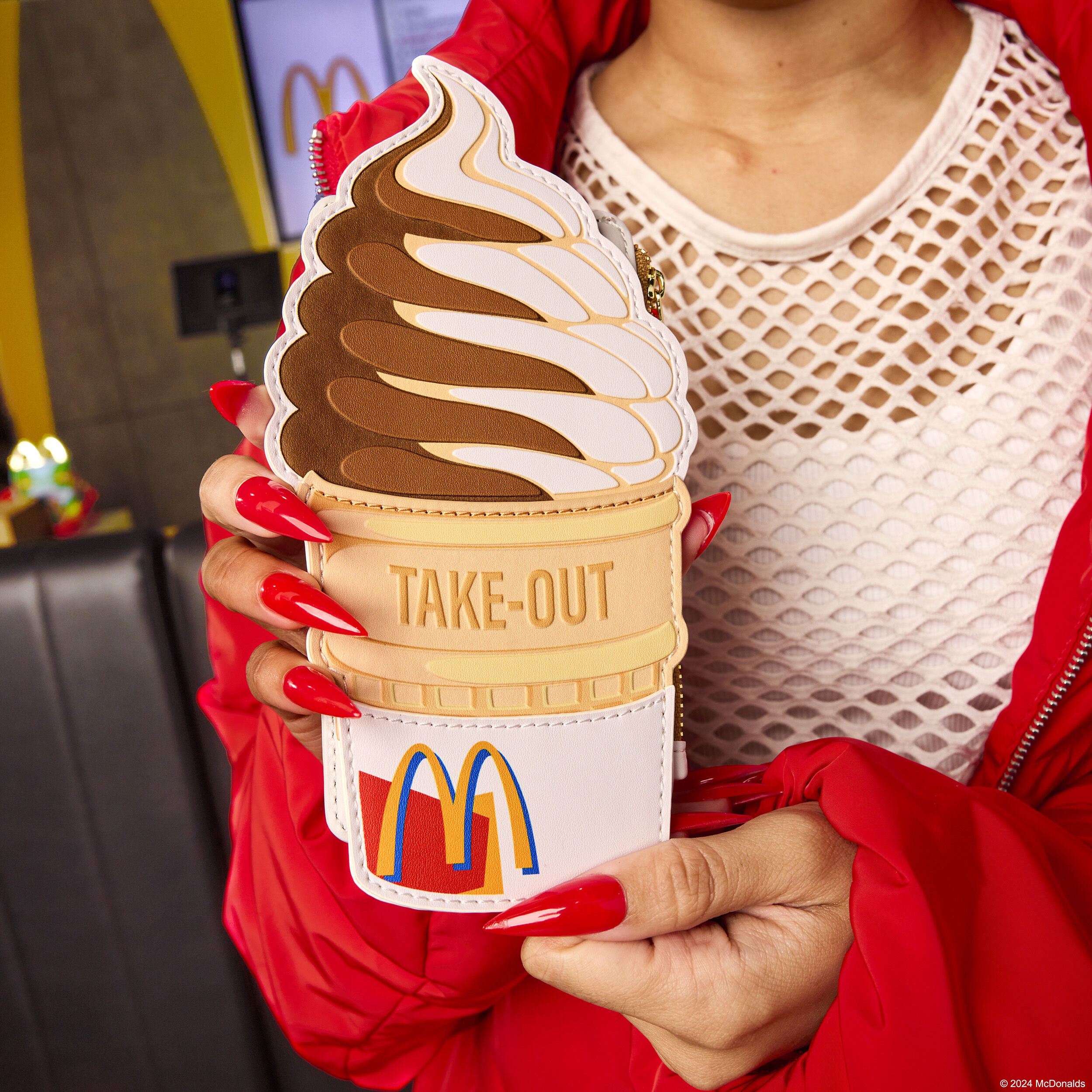 Buy McDonald s Soft Serve Ice Cream Cone Card Holder at Loungefly