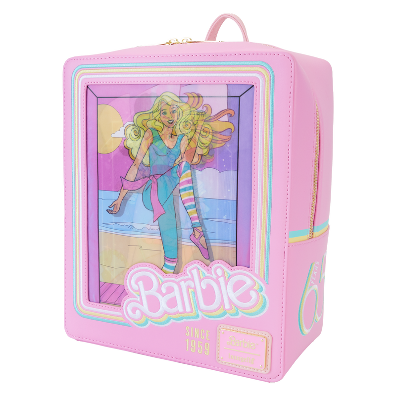 関税込【LOUNGE FLY】バービー 65周年 ドールボックス リュック Barbie™ 65th Anniversary Doll Box Triple Lenticular Mini