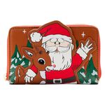 Exclusive - Rudolph the Red-Nosed Reindeer and Santa Cosplay Zip Around Wallet, , hi-res image number 1
