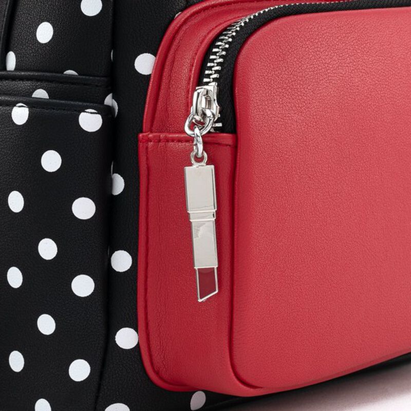 Disney Minnie Mouse Black & White Polka Dot Cosplay Mini Backpack, , hi-res view 5