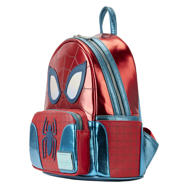 Marvel Metallic Spider-Man Cosplay Mini Backpack, , hi-res image number 2