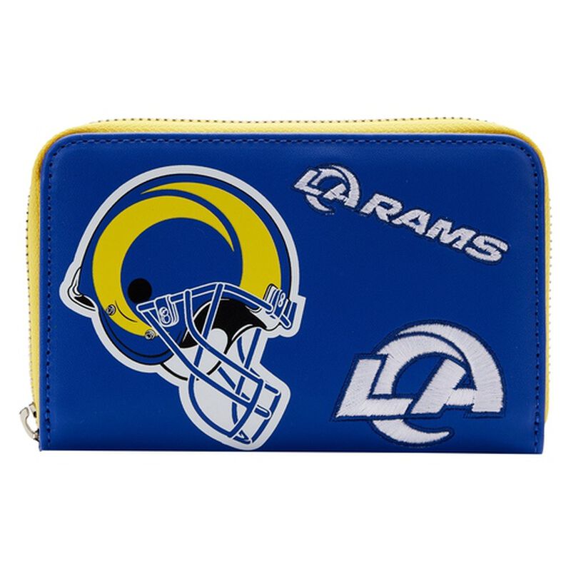 NFL Los Angeles Rams Patches Zip Around Wallet, , hi-res view 1