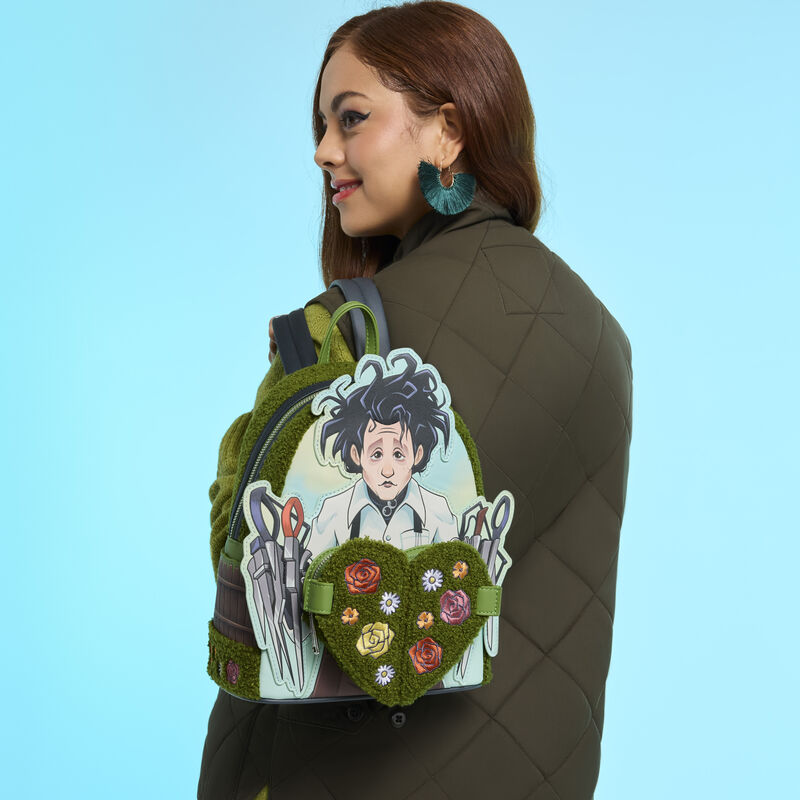edward scissorhands sketch mini backpack Edward Scissorhands Sherpa Mini Backpack