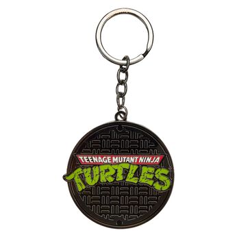 Teenage Mutant Ninja Turtles Sewer Cap Keychain, Image 1