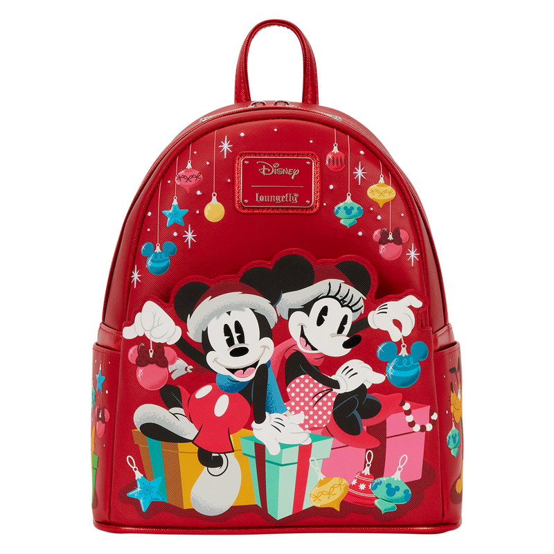 Mickey & Friends Exclusive Holiday Ornaments Mini Backpack, , hi-res view 1
