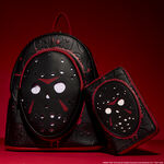 Friday The 13th Exclusive Jason Mask Glow Zip Around Wallet, , hi-res view 4