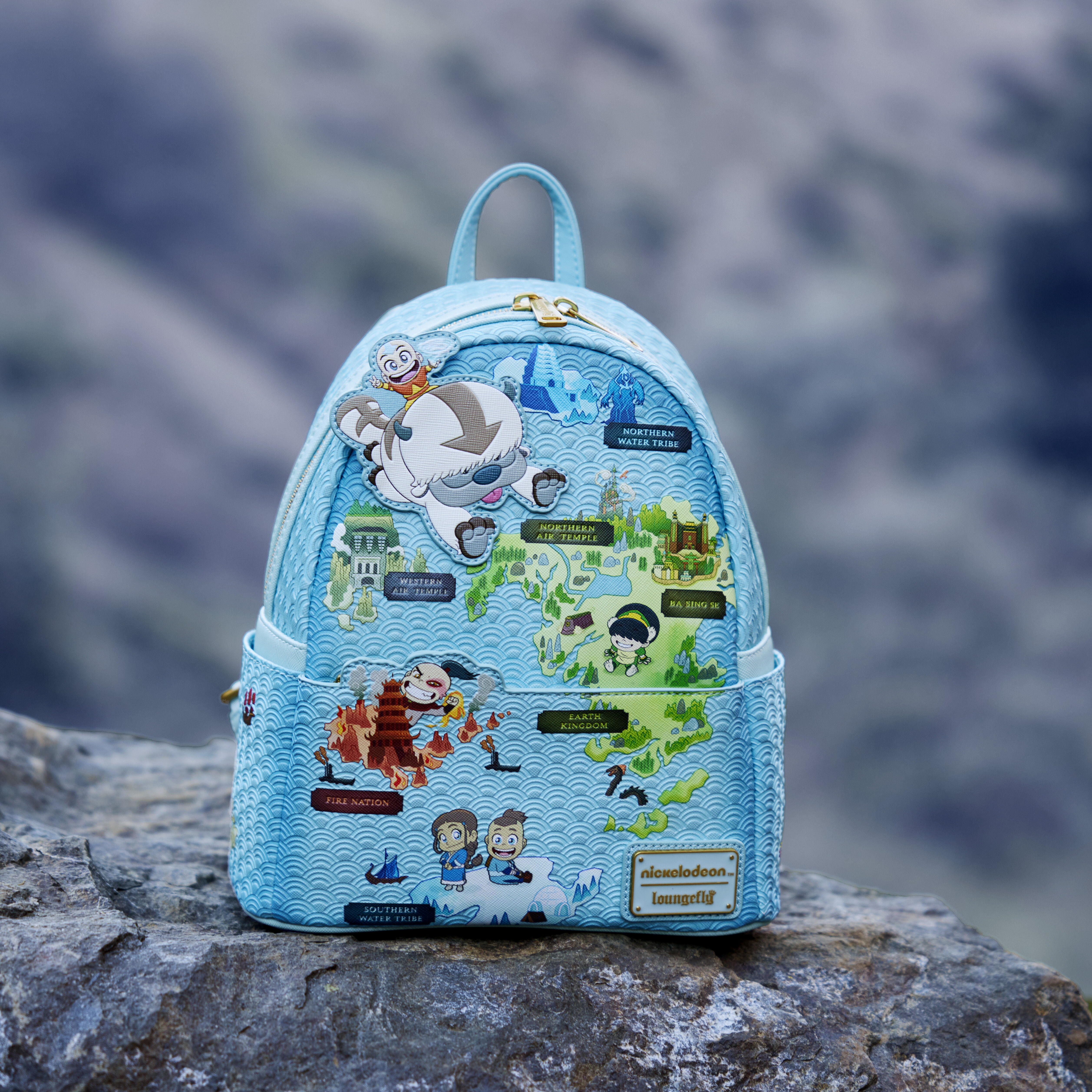 Buy Avatar The Last Airbender Map of the Four Nations Mini Backpack at Loungefly