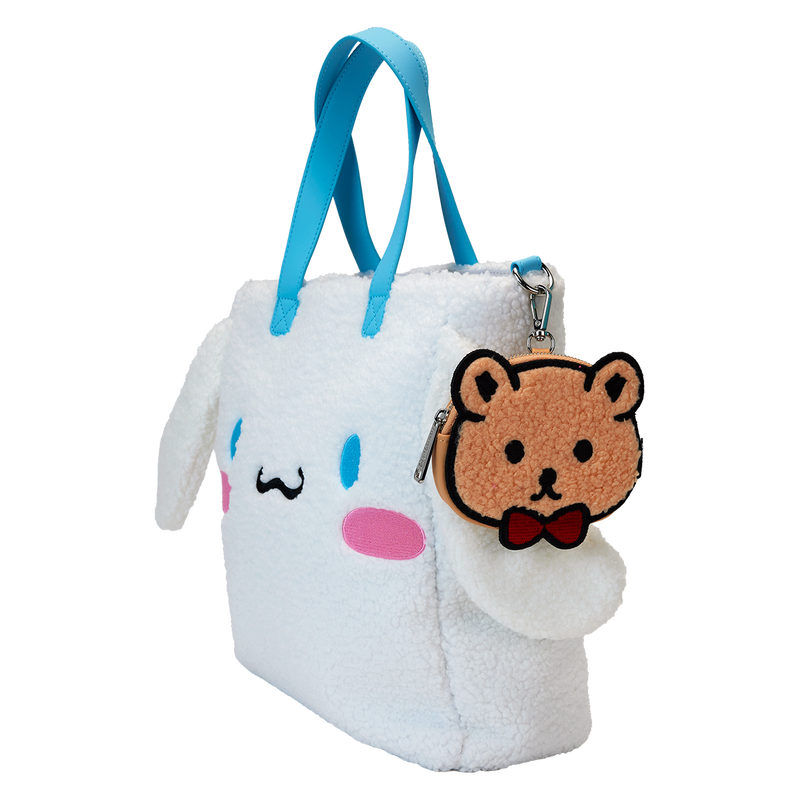 Sanrio Cinnamoroll Cosplay Sherpa Tote Crossbody Bag With Coin Bag, , hi-res view 8