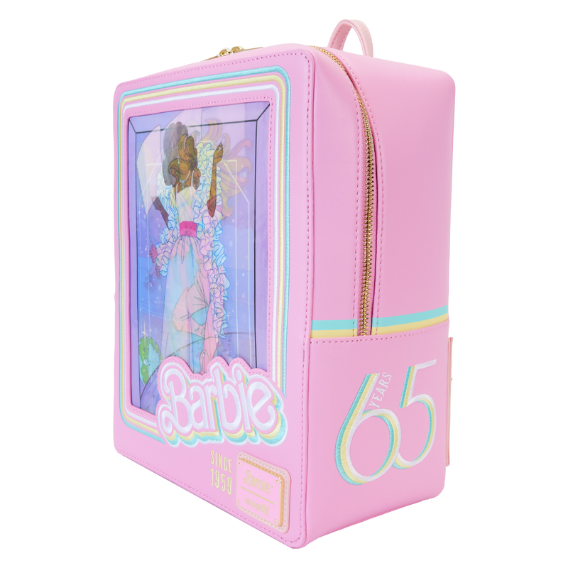 関税込【LOUNGE FLY】バービー 65周年 ドールボックス リュック Barbie™ 65th Anniversary Doll Box Triple Lenticular Mini