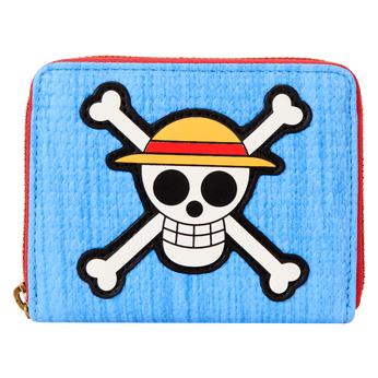 NYCC Limited Edition One Piece Luffy Jolly Roger Zip Around Wallet, Image 1