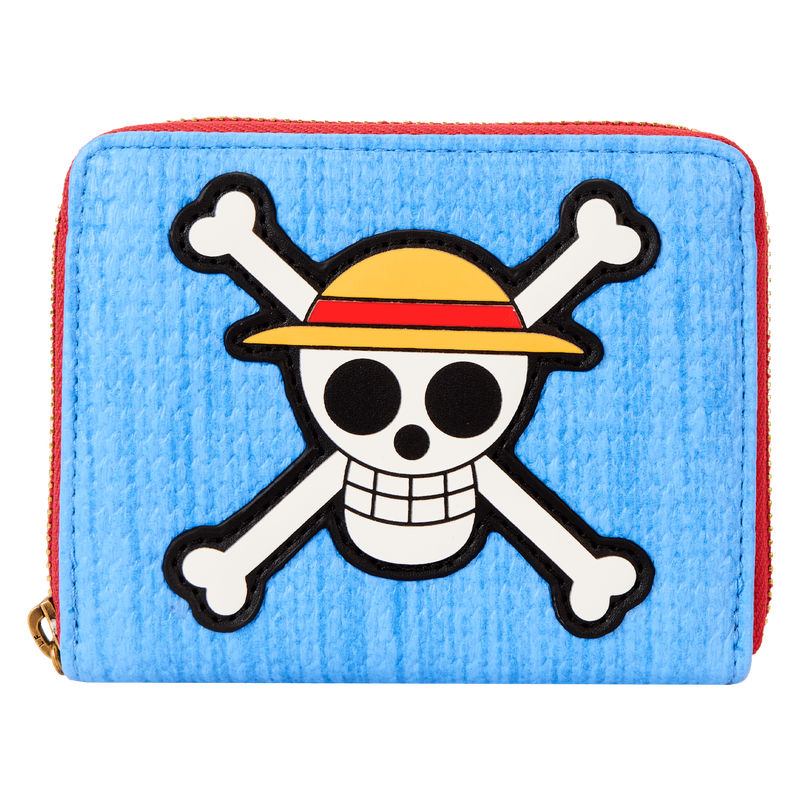 NYCC Limited Edition One Piece Luffy Jolly Roger Zip Around Wallet, , hi-res view 1