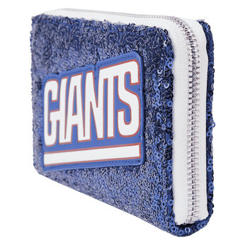 NFL New York Giants Sequin Zip Around Wallet, Image 2