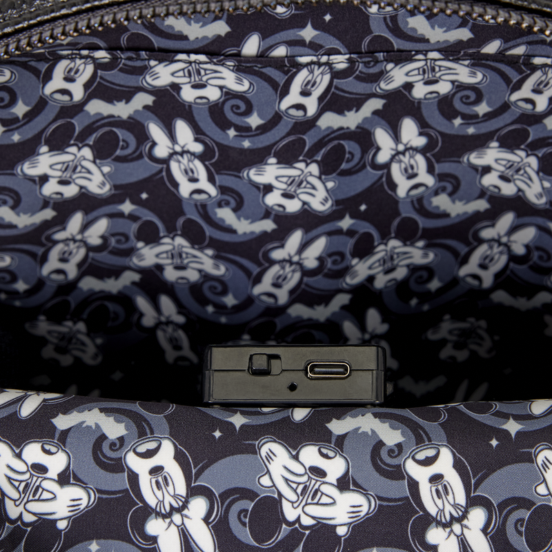 Mickey & Minnie Ghost Light-Up Glow Mini Backpack, , hi-res view 8