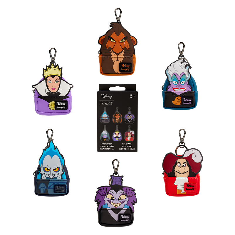 Disney Villains Cosplay Mystery Mini Backpack Keychain Charm, , hi-res view 1