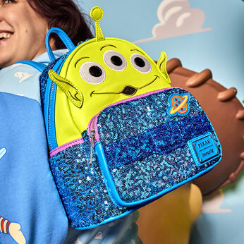 Toy Story Exclusive Alien Sequin Cosplay Mini Backpack, Image 2