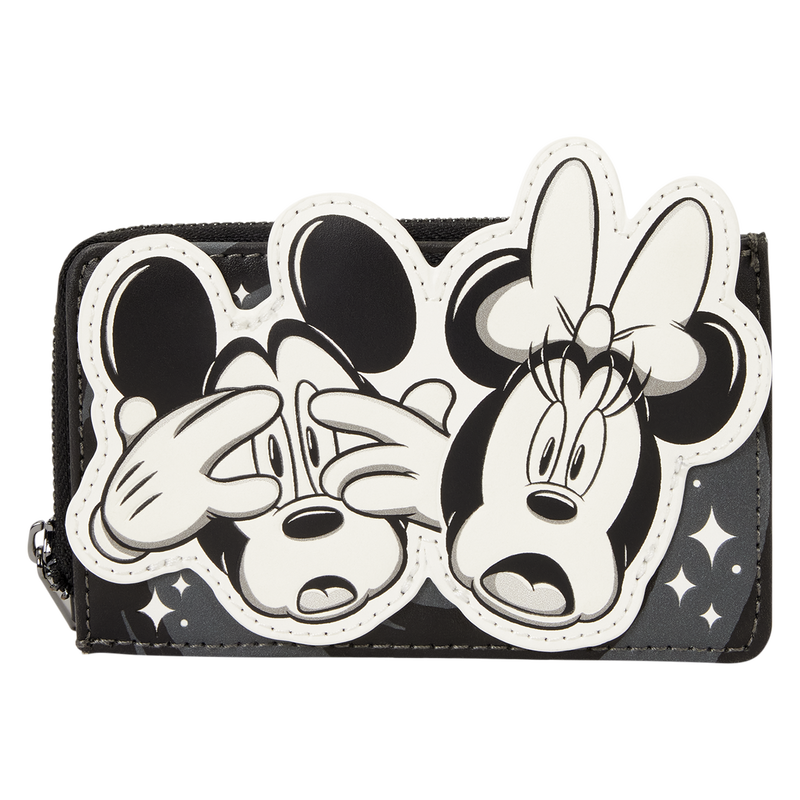 Mickey & Minnie Mouse Ghost Zip Around Card Holder, , hi-res view 1