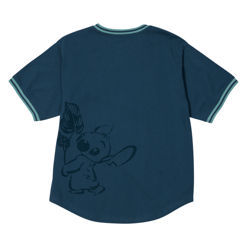 Stitch Patch Unisex Ringer Tee, , hi-res view 2
