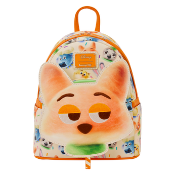 Zootopia 2 Nick Wilde Cotton Candy Cosplay All-Over Print Mini Backpack, Image 1