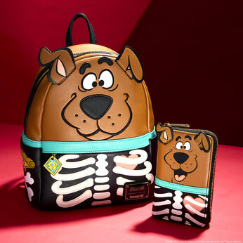 Scooby-Doo™ Skeleton Cosplay Glow Zip Around Wallet, Image 2