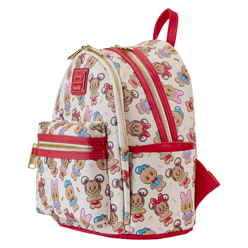 Mickey & Friends Gingerbread Cookie All-Over Print Mini Backpack With Ear Headband, , hi-res view 3