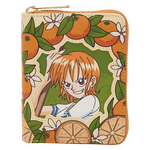 One Piece Exclusive Nami & Tangerines Zip Around Wallet, , hi-res view 1