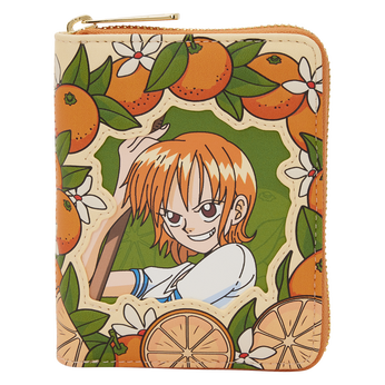 One Piece Exclusive Nami & Tangerines Zip Around Wallet, Image 1