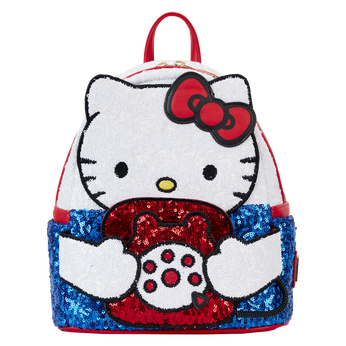 Sanrio Exclusive Hello Kitty 50th Anniversary Phone Sequin Mini Backpack, Image 1