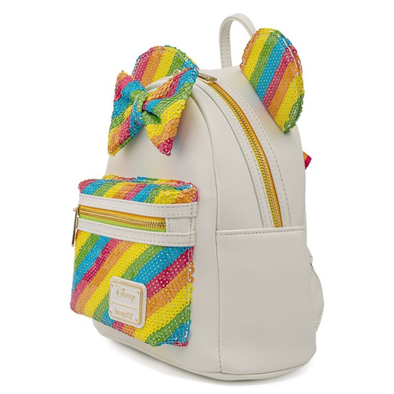 Disney Sequin Rainbow Minnie Mouse Mini Backpack display picture 3